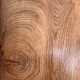 Dark yellow round annual ring oak grain like texture paper for cabinet 1910