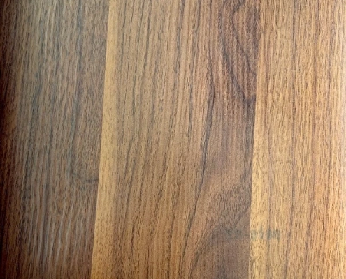 Warm dark brown naturally elegant walnut grain to dinner table 6045-02