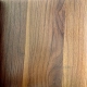 Warm dark brown naturally elegant walnut grain to dinner table 6045-02